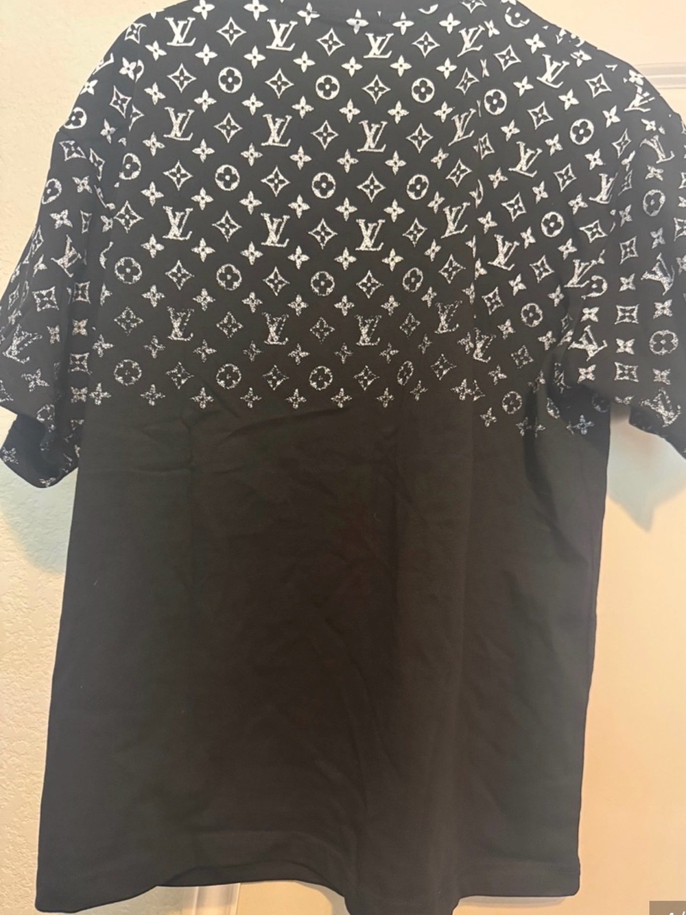 Louis Vuitton Men's Black Monogram Short-Sleeve T-Shirt - Picture 2 of 5